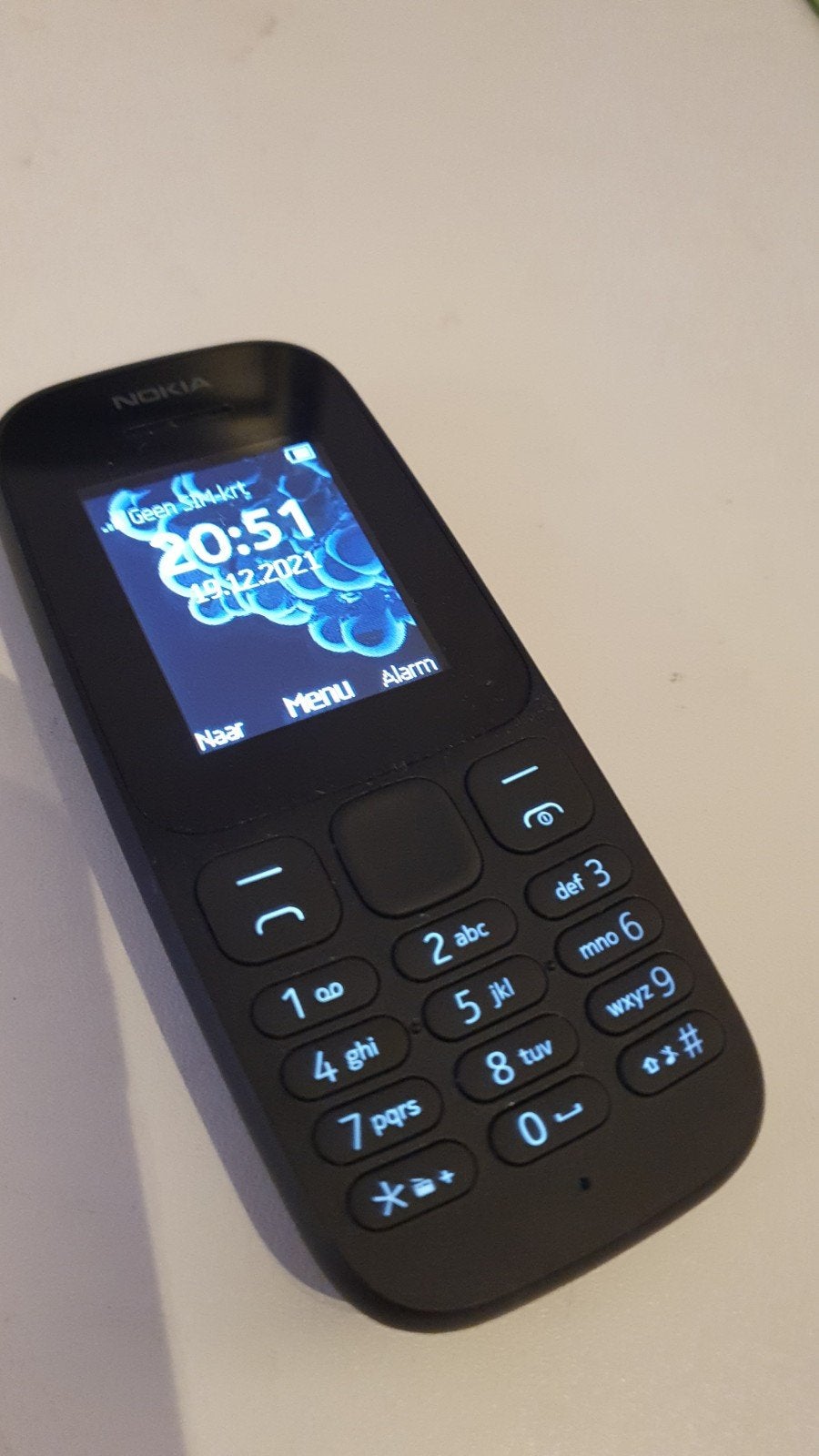 Nokia 105, Ophalen of Verzenden, Zo goed als nieuw, Zwart, Zonder abonnement
