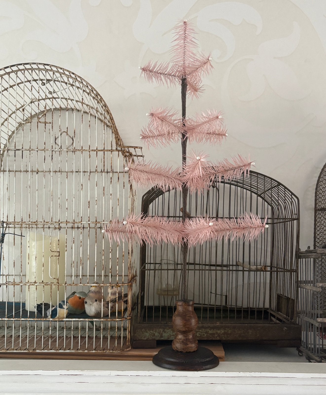 Summer Sale Feathertree in oudroze veren, Ophalen of Verzenden, Zo goed als nieuw