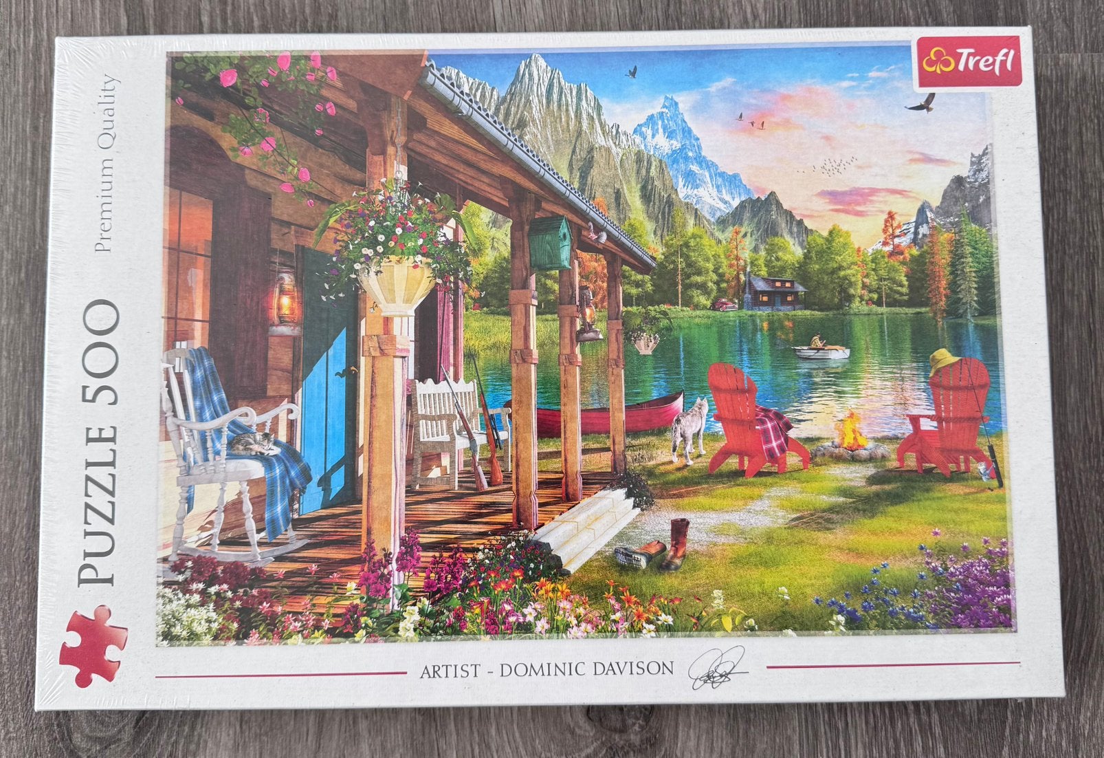 Trefl legpuzzel van 500 stukjes - Berghut aan meen meer, Ophalen of Verzenden, 500 t/m 1500 stukjes, Nieuw, Legpuzzel