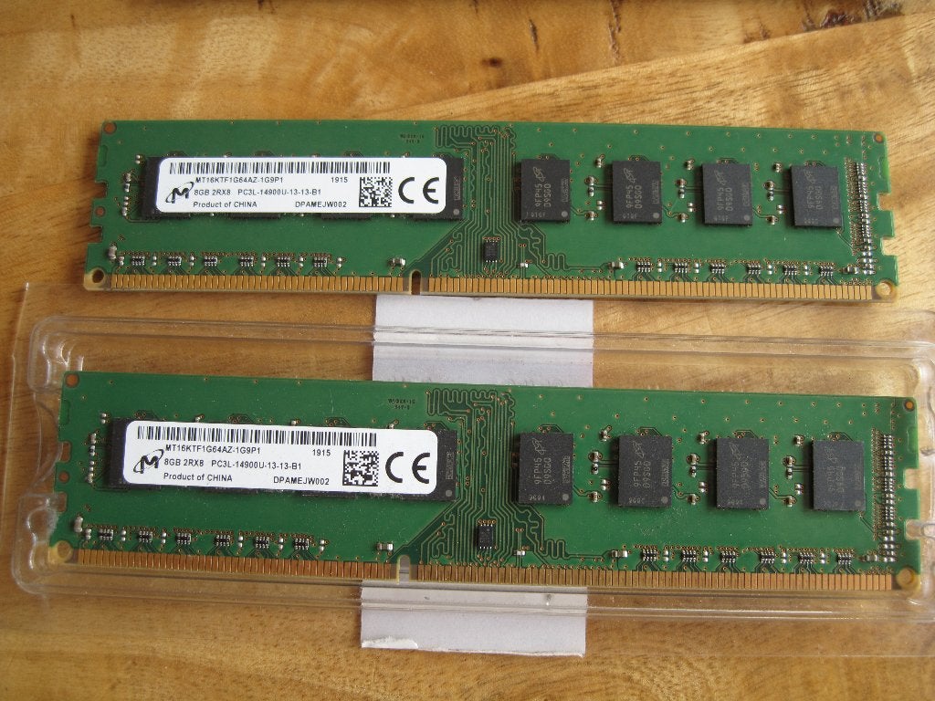 Micron 16GB PC3L-14900U MT16KTF1G64AZ-1G9P1 DDR3 Hz, Ophalen, DDR3, Zo goed als nieuw, Desktop