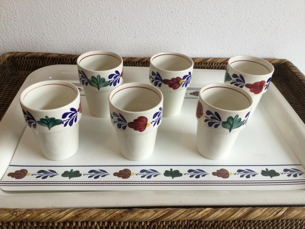 Boerenbont Boch België (Melkbeker), Huis en Inrichting, Keuken | Servies, Ophalen of Verzenden, Aardewerk, Boerenbont, Overige typen