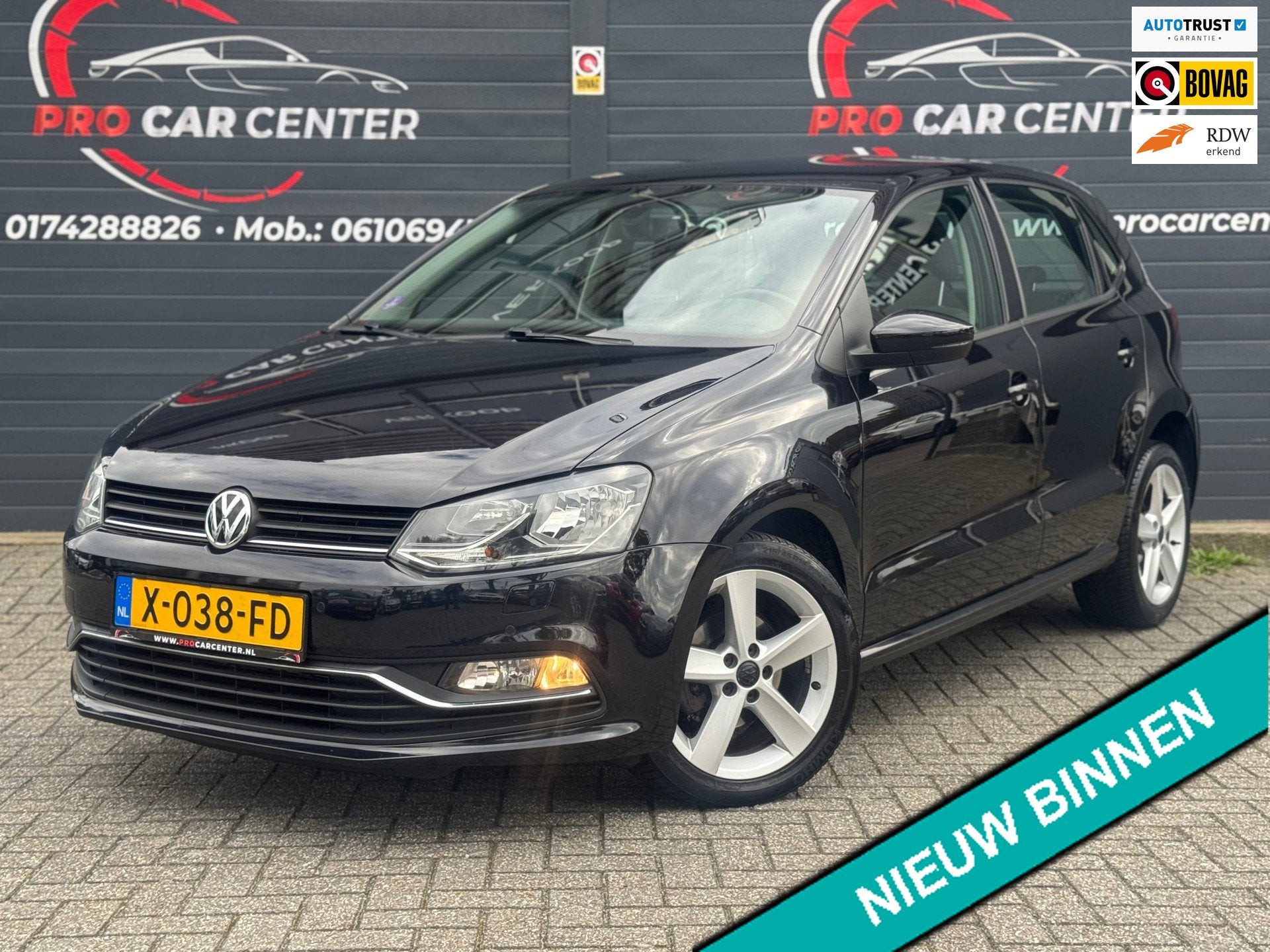 Volkswagen Polo 1.2 TSI Highline Climate | Cruise | Stoelver, Auto's, Euro 6, 4 cilinders, Zwart, Bedrijf