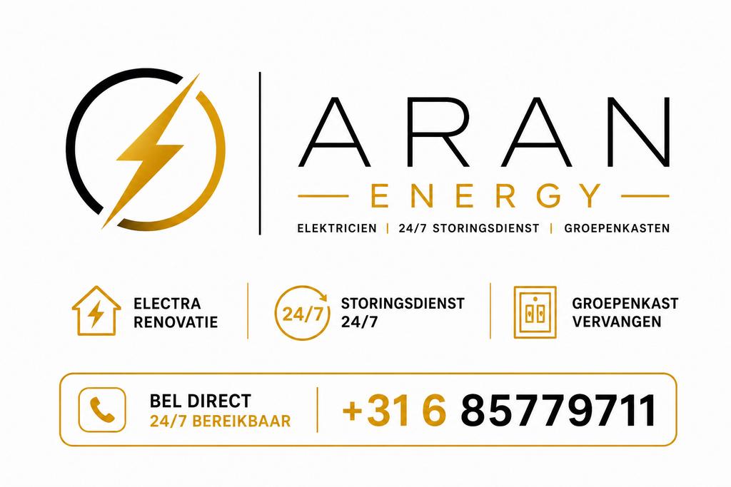 Zoek jij een goedkope electricien bel dan Aran energy!!!