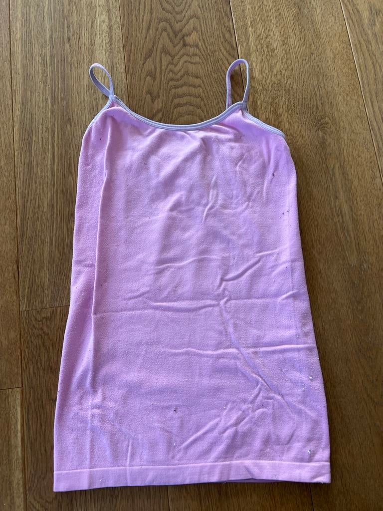 Lila hemdje met spaghettibandjes, maat 140/152, Paars, Ophalen of Verzenden, Zonder mouw, Maat 34 (XS) of kleiner