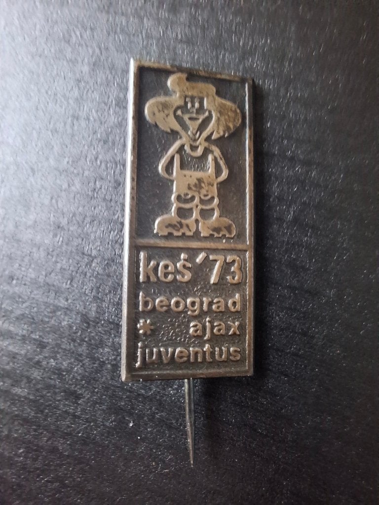 Speld EC-1 finale Ajax Juventus in Belgrado '73, Ophalen of Verzenden, Overige onderwerpen