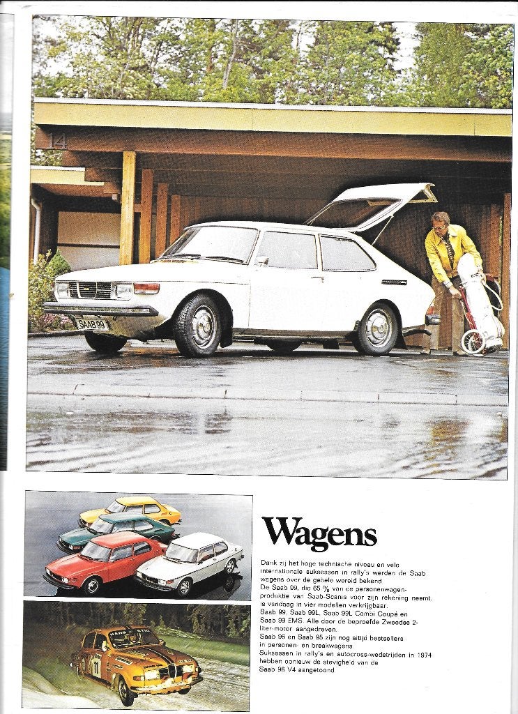 SAAB  1974, Ophalen of Verzenden, Zo goed als nieuw, Overige merken