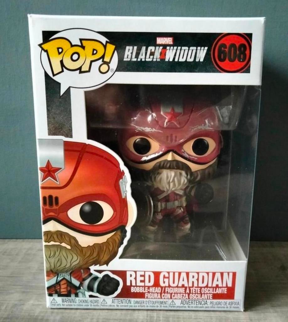 608 Red Guardian Marvel Black Widow Funko Pop, Verzamelen, Ophalen of Verzenden, Zo goed als nieuw