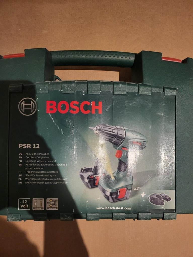 Bosch PSR 12 Accu Boormachine, Ophalen of Verzenden, Boormachine, Variabele snelheid