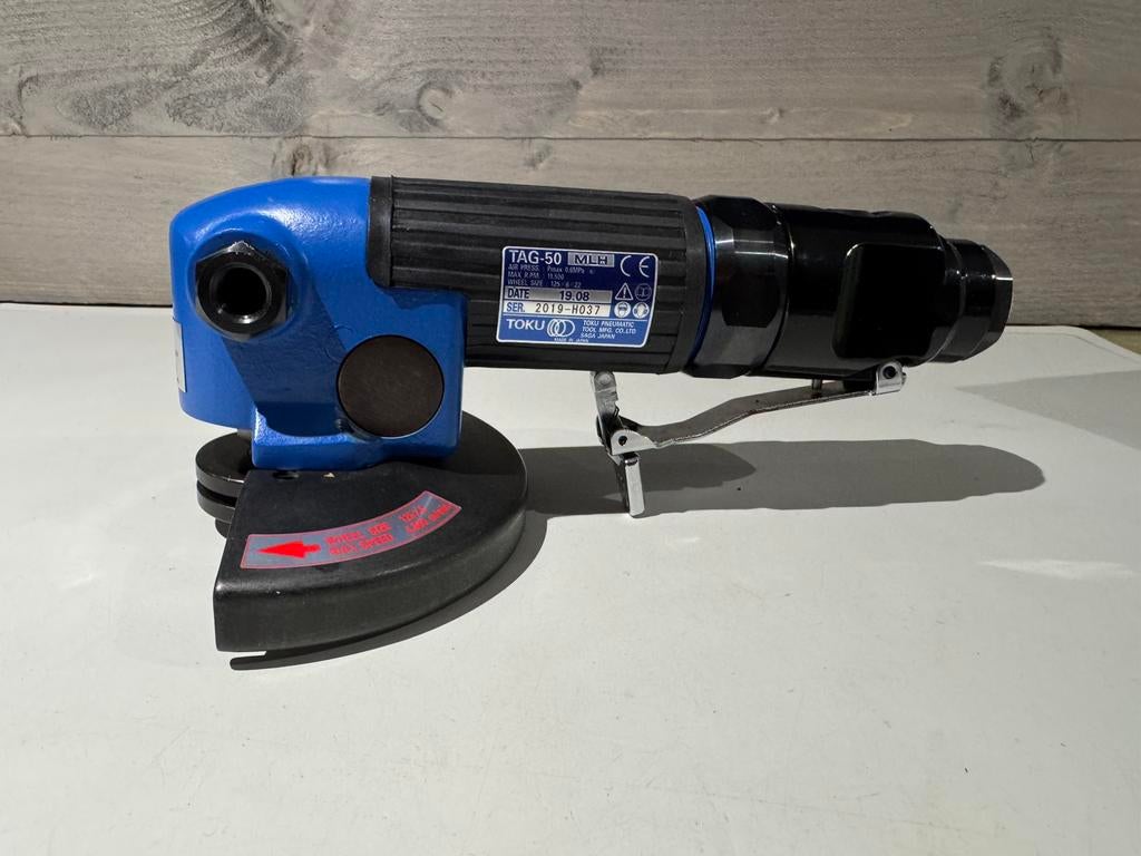 TOKU TAG-50MLH pneumatische haakse slijper 125x22mm 550W, Ophalen of Verzenden, Zo goed als nieuw, Nvt, Nvt