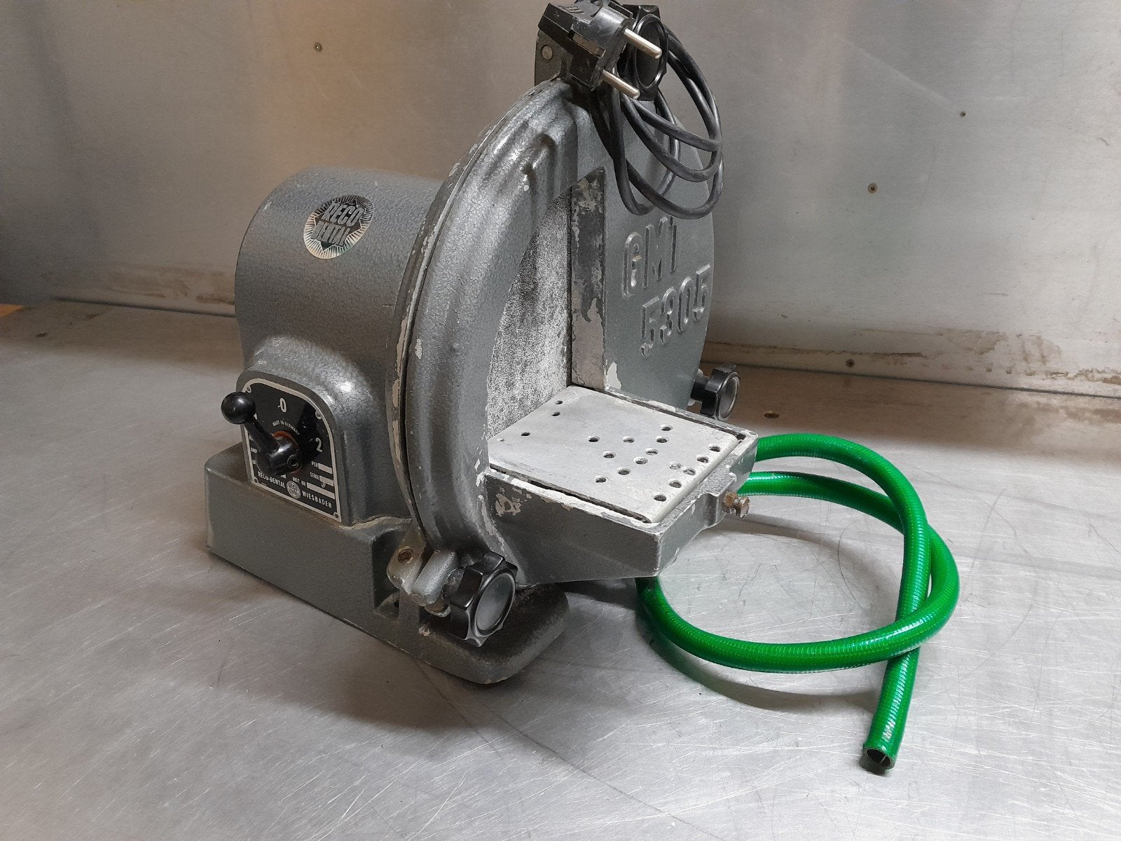 Reco Dental GMT 5305 Gipstrimmer & Polijstmotor Tandarts, Gebruikt, Ophalen of Verzenden