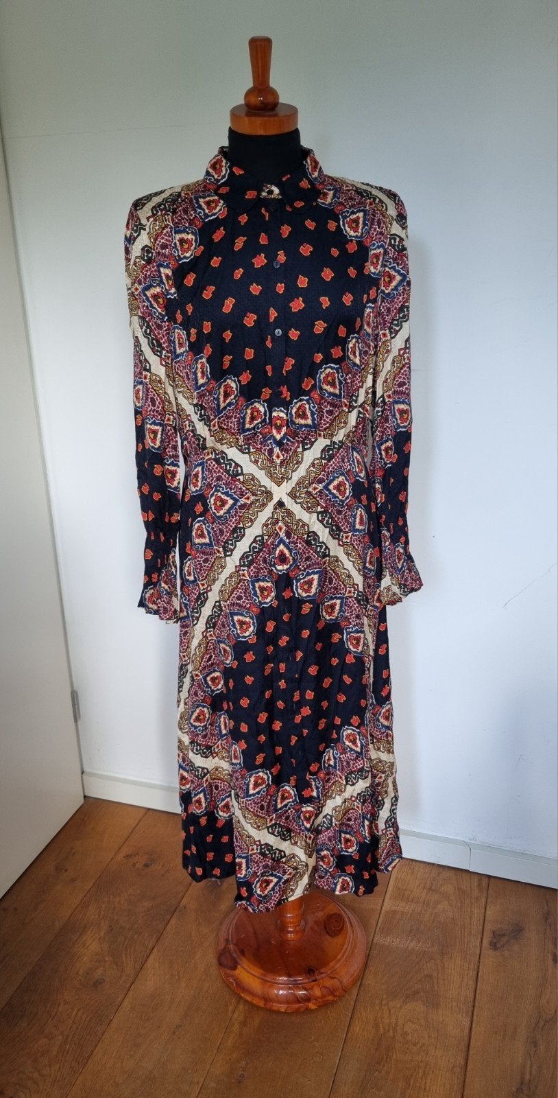 Ba&sh Jorgina jurk- L - Nieuw, Meerkleurig, Maat 42/44 (L), Nieuw, Ophalen of Verzenden