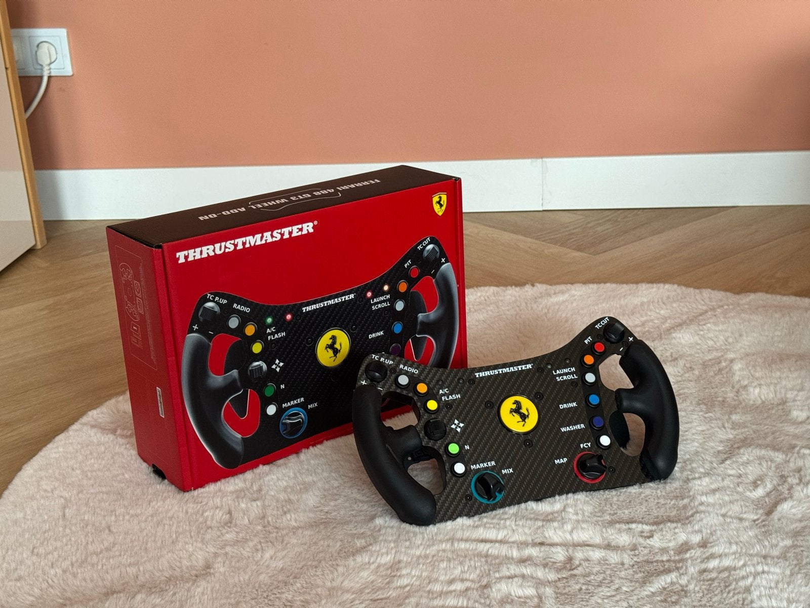Thrustmaster 488 GTB Edition racestuur add-on, Racestuur, Force feedback, Ophalen of Verzenden, Zo goed als nieuw