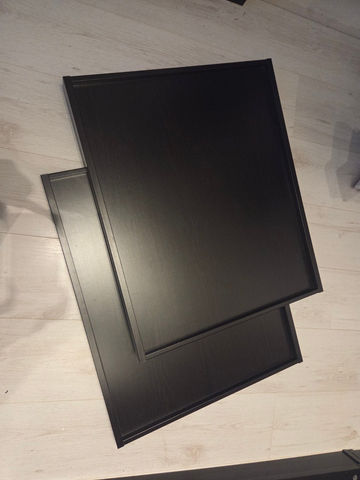 2x IKEA KOMPLEMENT uitrekbare plank 75x58 (donkerbruin), Ophalen