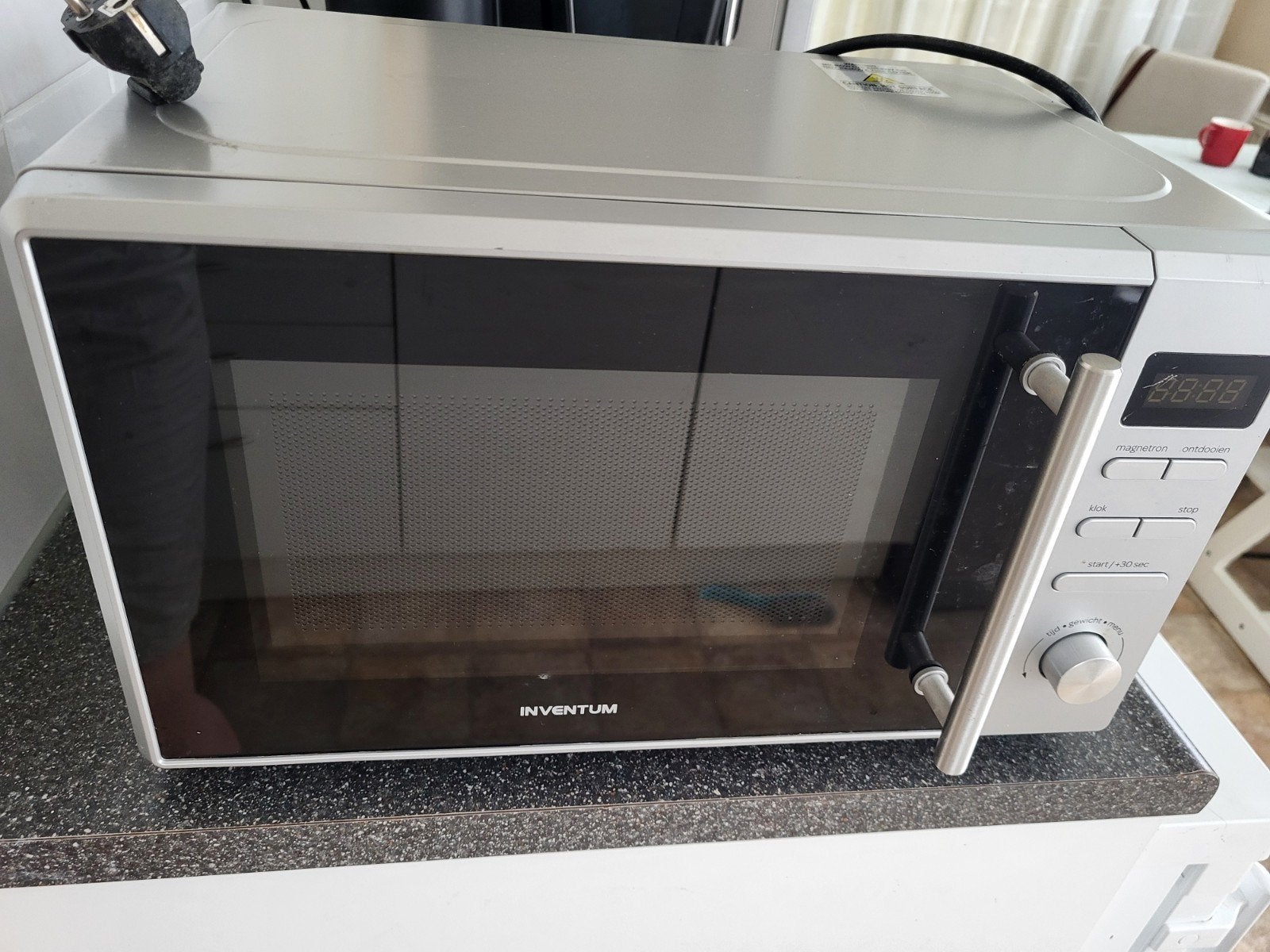 Inventum Magnetron - In zeer goede staat, Witgoed en Apparatuur, Magnetrons, Ophalen, Draaiplateau, Vrijstaand, Magnetron