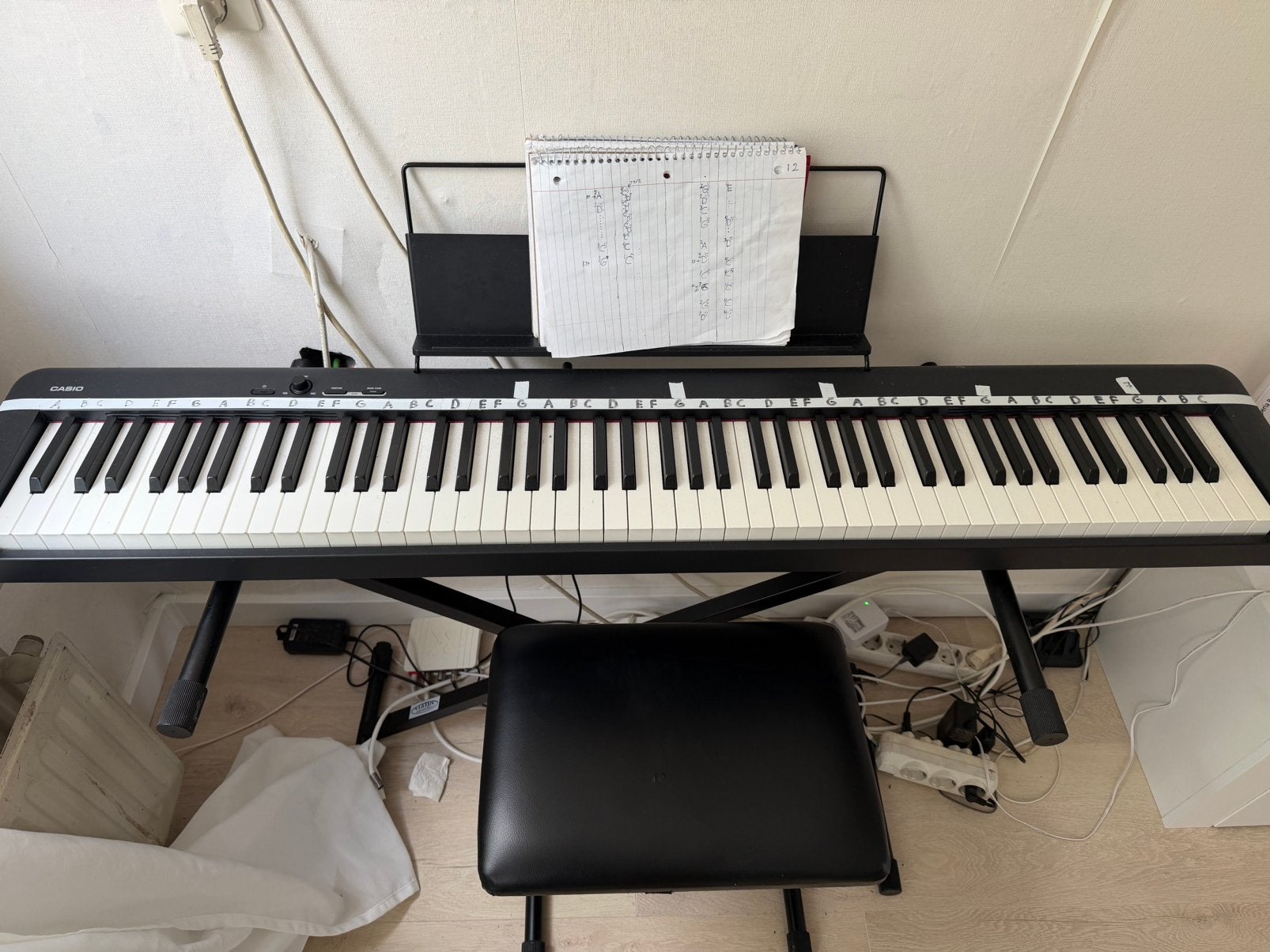Piano casio CDP-S100BK, Muziek en Instrumenten, Keyboards, Ophalen of Verzenden, Zo goed als nieuw, 88 toetsen, Casio