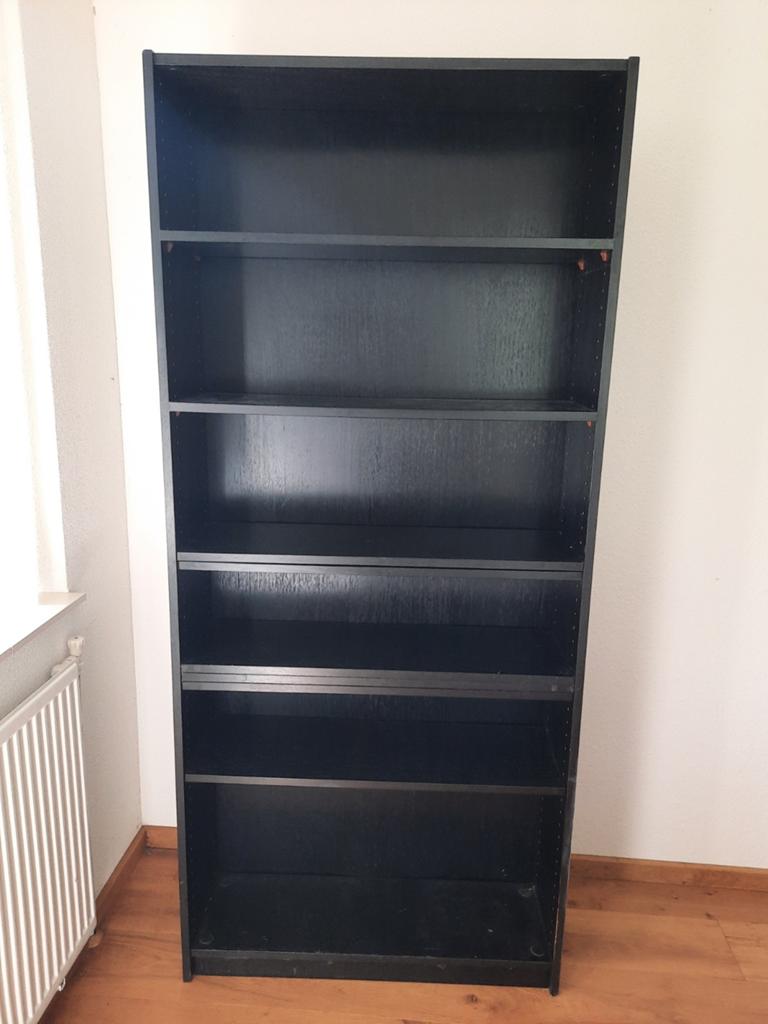 Zwarte planken kast. Ophalen waddinxveen, Ophalen of Verzenden, 25 tot 50 cm
