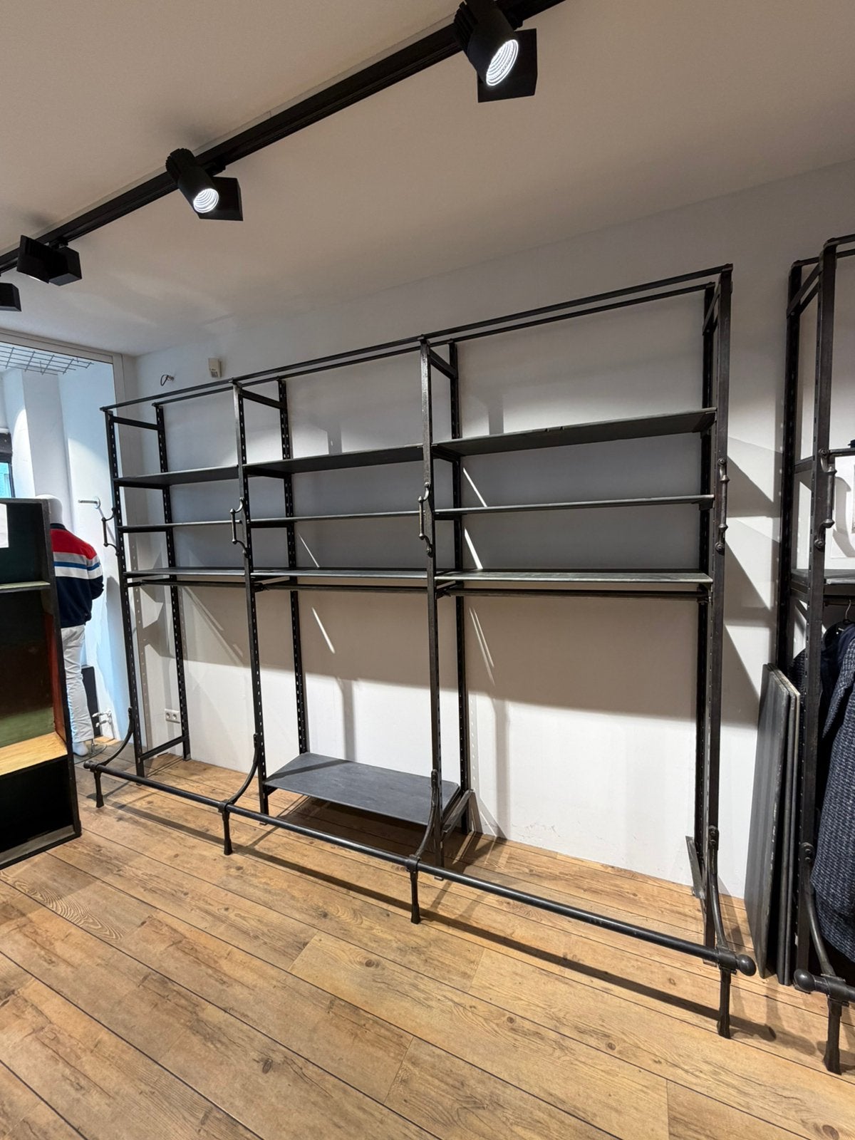 Rijksarchief stellingkast, wandmeubel, ijzeren wandmeubel, Ophalen, 25 tot 50 cm