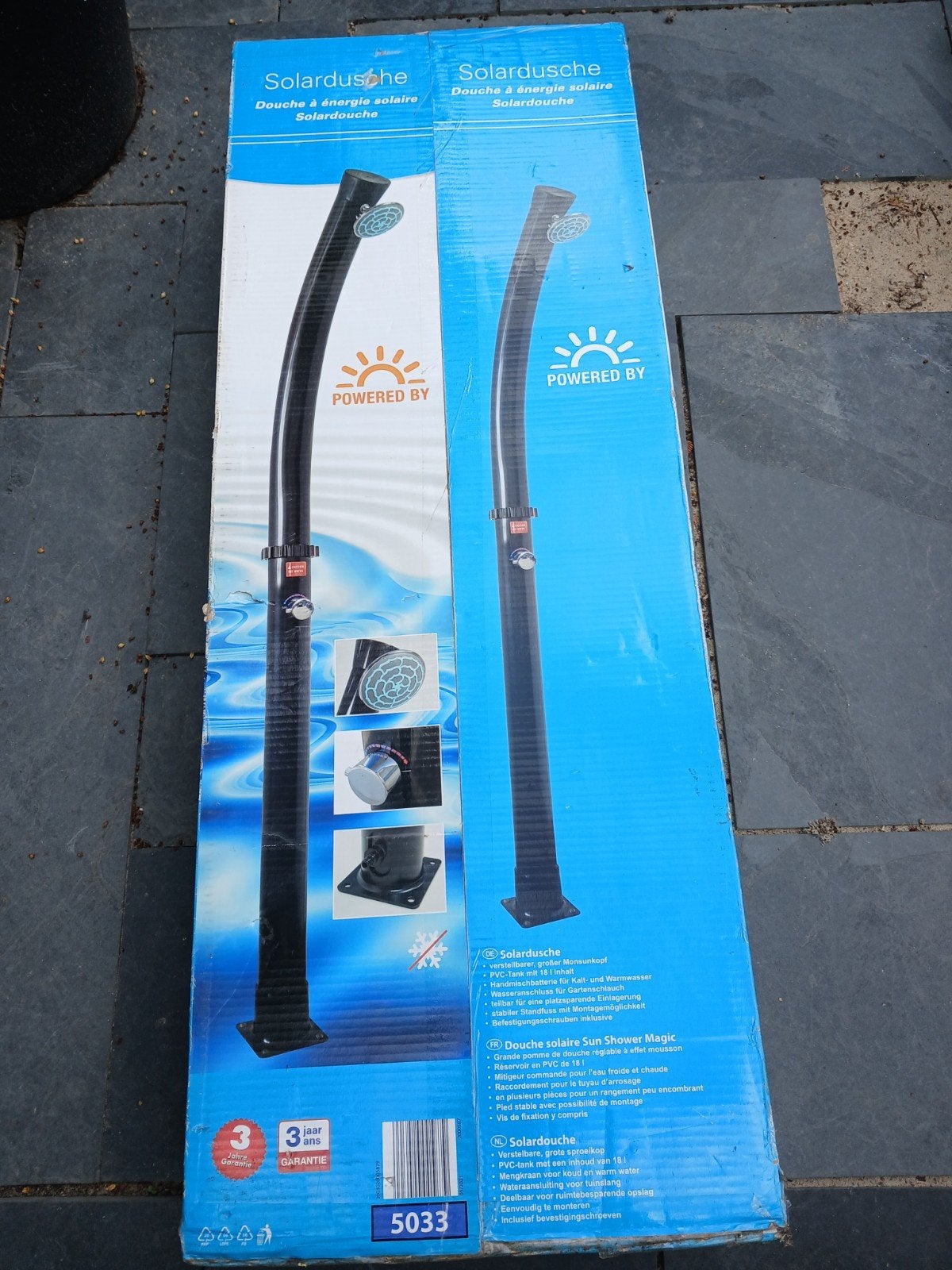 Nieuwe in doos solar douche, Ophalen, Nieuw