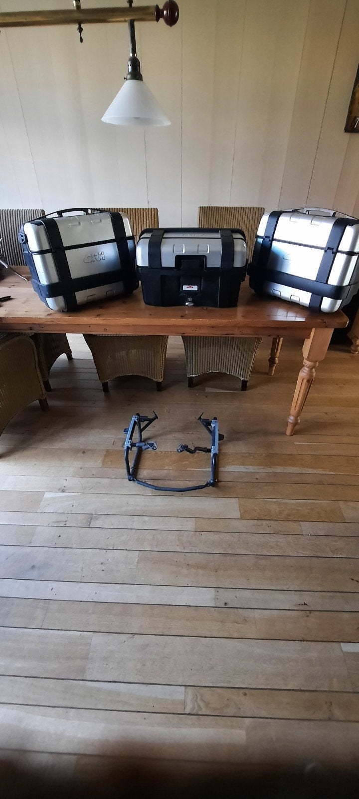 givi koffer set, Motoren, Accessoires | Koffers en Tassen, Ophalen, Zo goed als nieuw