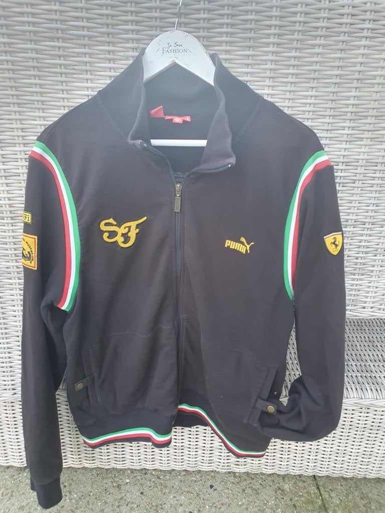 Vest, Puma Originele Ferrari. Mt xl kl. Zwart., Ferrari zwart!, Zwart, Maat 56/58 (XL), Ophalen of Verzenden