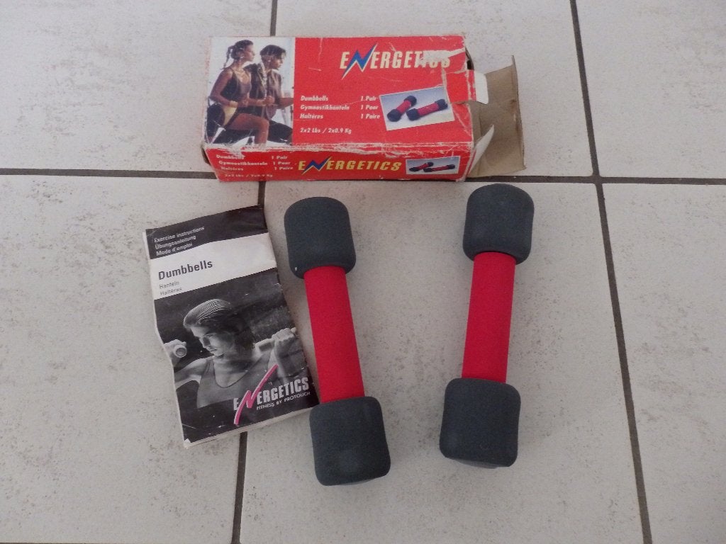 Hand gewichten generetics set, Ophalen of Verzenden, Zo goed als nieuw, Dumbbell