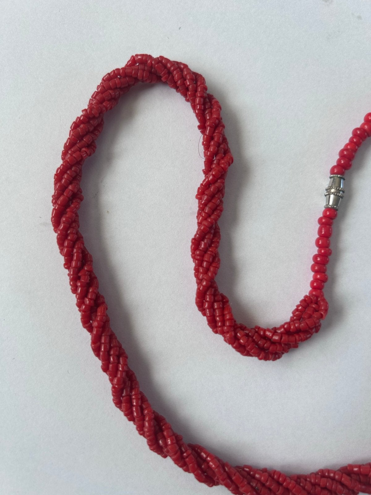 Prachtige bloedkoraalketting, Ophalen of Verzenden, Gebruikt, Rood, Overige materialen