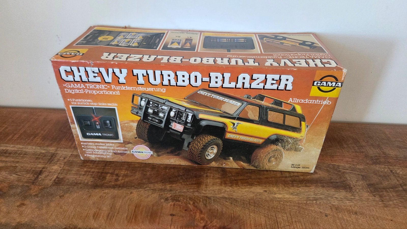 GAMA TOMIC Chevy Turbo-Blazer RC Auto - Vintage Offroad, Elektro, Auto offroad, Ophalen of Verzenden, Zo goed als nieuw