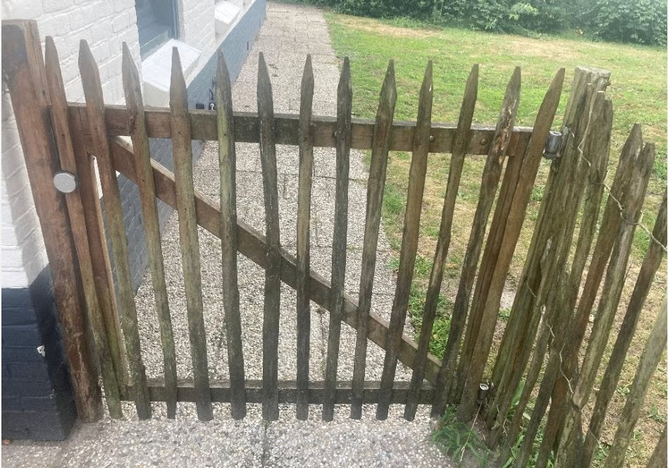 Schapenhek en looppoort, Met poort, Ophalen of Verzenden, Zo goed als nieuw, Tuinhek