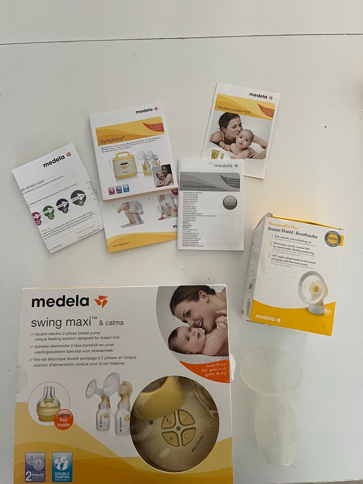 Medela Swing Maxi dubbele elektrische borstkolf, Ophalen of Verzenden, Gebruikt