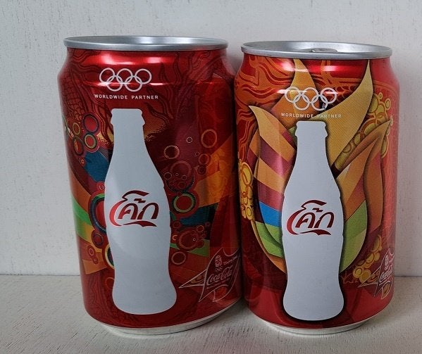 Coca-Cola Blikkenset Thailand Olympische Spelen Beijing 2008, Ophalen of Verzenden, Gebruikt, Verpakking