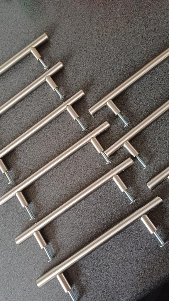 Handgreepjes   RVS  9 stuks, Huis en Inrichting, Ophalen of Verzenden