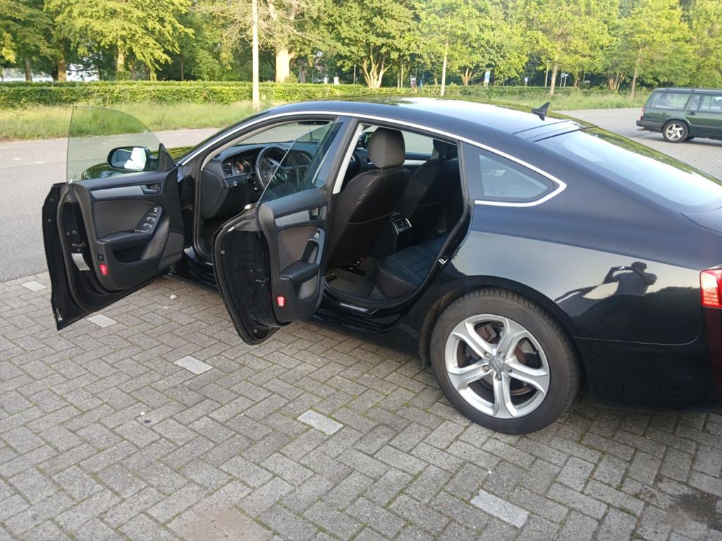 Audi A5 1.8 Tfsi 125KW Sportback M-tr 2013 Zwart, Auto's, Audi, 4 cilinders, Zwart, Origineel Nederlands, 170 pk