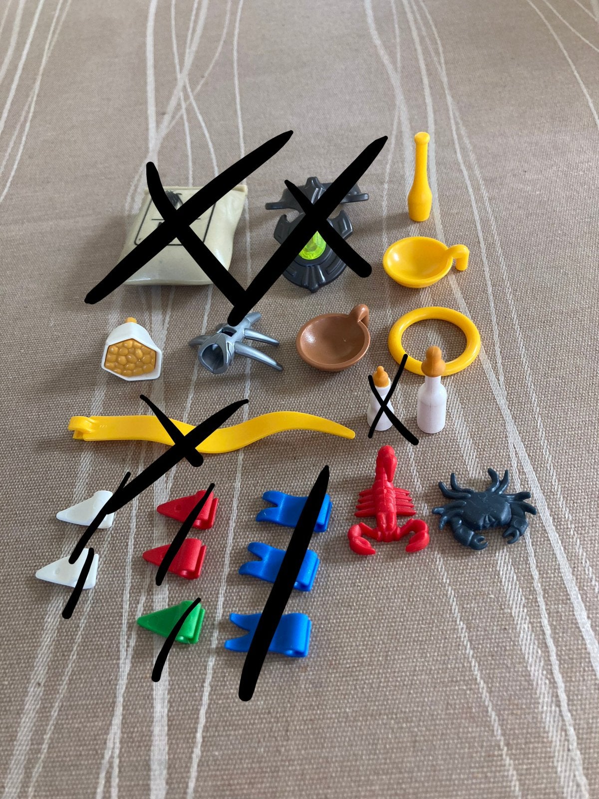 Playmobil kreeft, krab ed…, Ophalen of Verzenden, Zo goed als nieuw