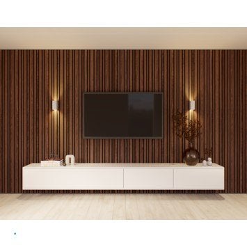 Cando Decowall Acoustic Blend Walnoot Lattenwand (LW02), Ophalen, Nieuw, 75 m² of meer