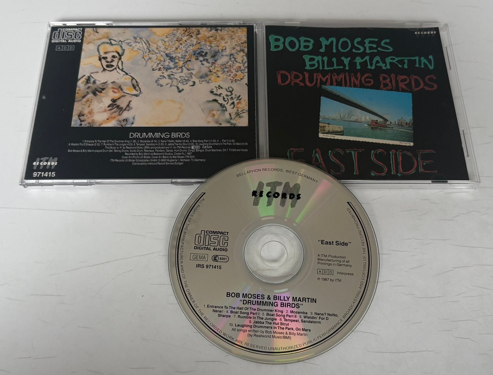 Bob Moses & Billy Martin - Drumming birds, Ophalen of Verzenden, Zo goed als nieuw