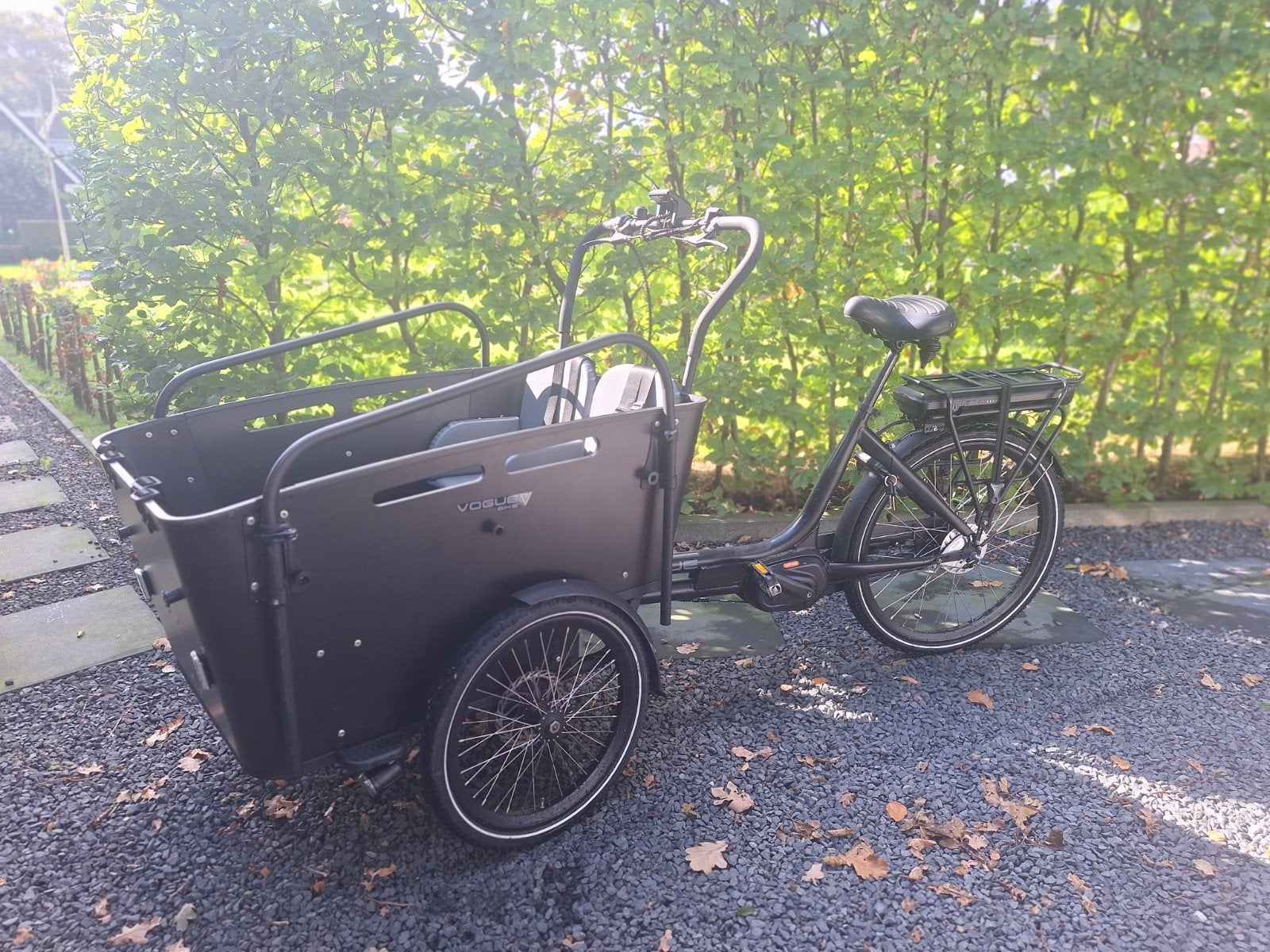 Vogue Carry 3 elektrische bakfiets, Ophalen, Gebruikt, 4 kinderen of meer, Overige merken