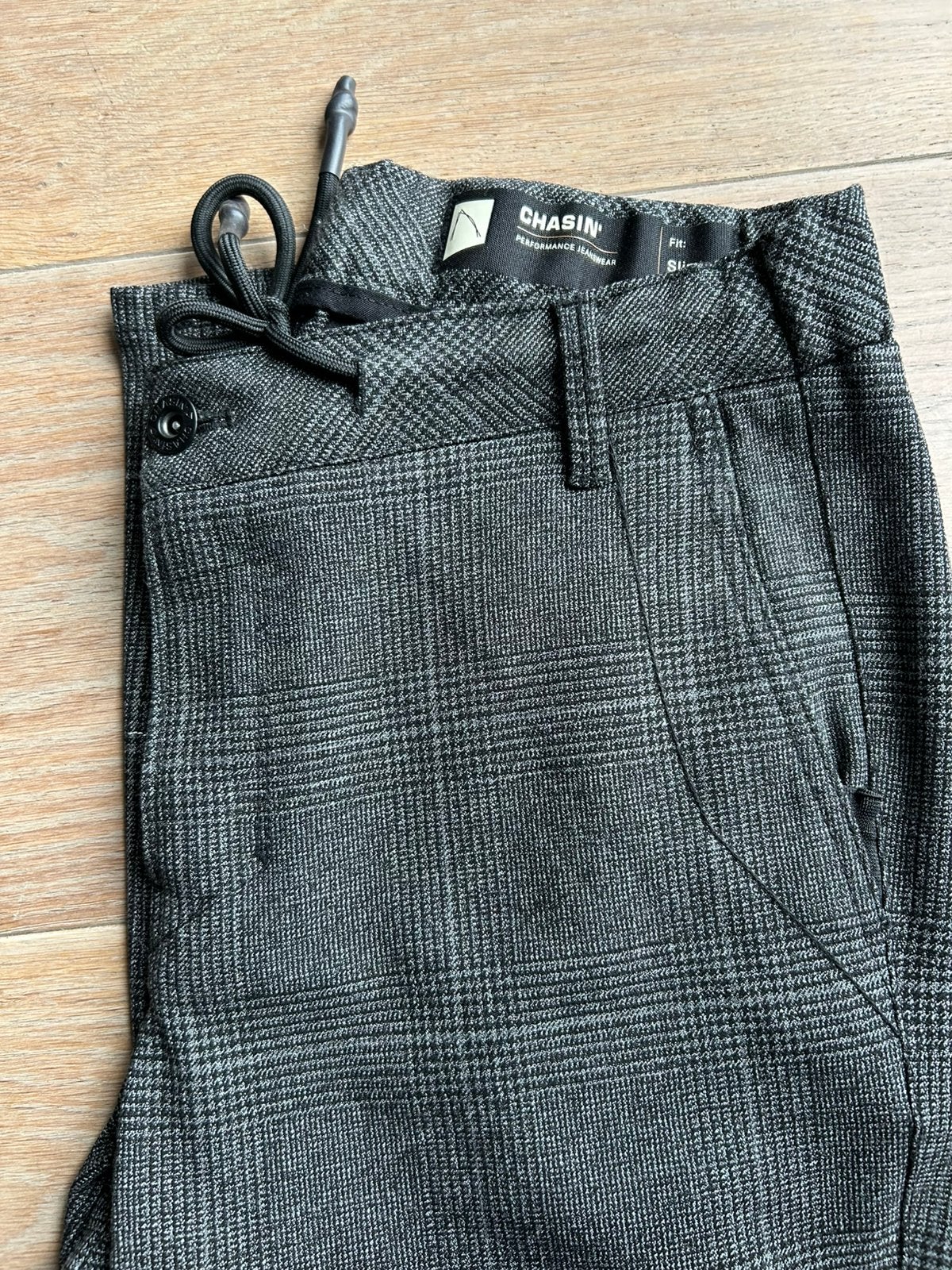 Stoere ruitbroek van Chasin - maat S, Ophalen of Verzenden, Zo goed als nieuw, Maat 46 (S) of kleiner, Grijs