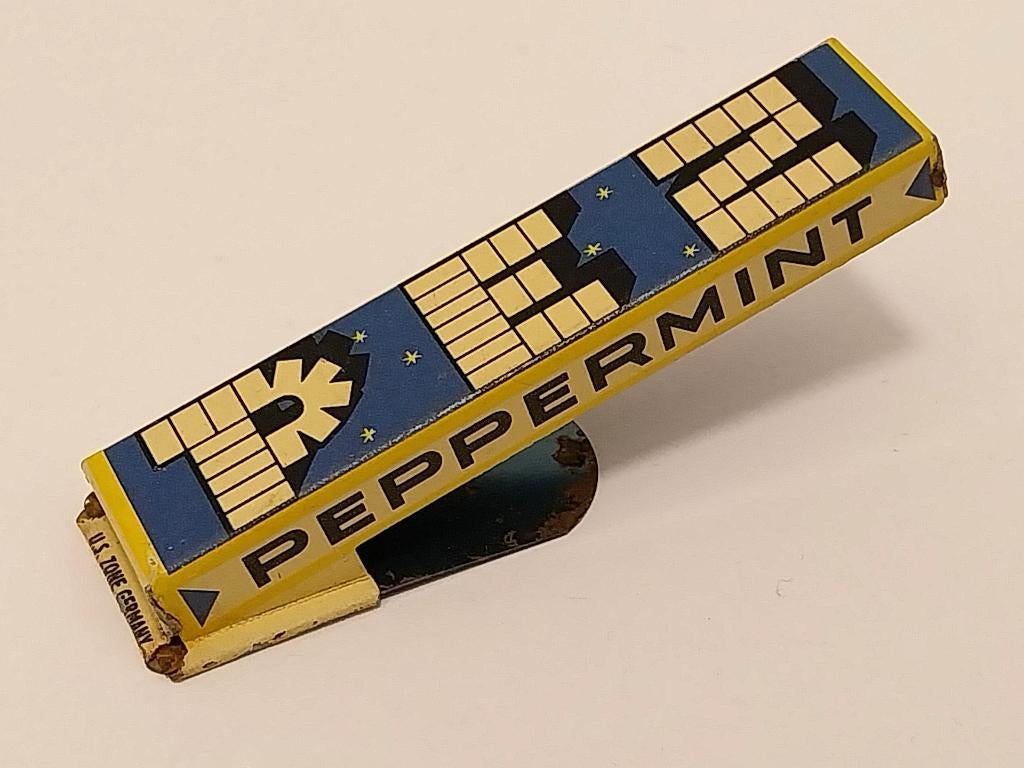 Oude Blikken Klik Klak Klikker van PEZ (+/- 1949-1950), Ophalen of Verzenden