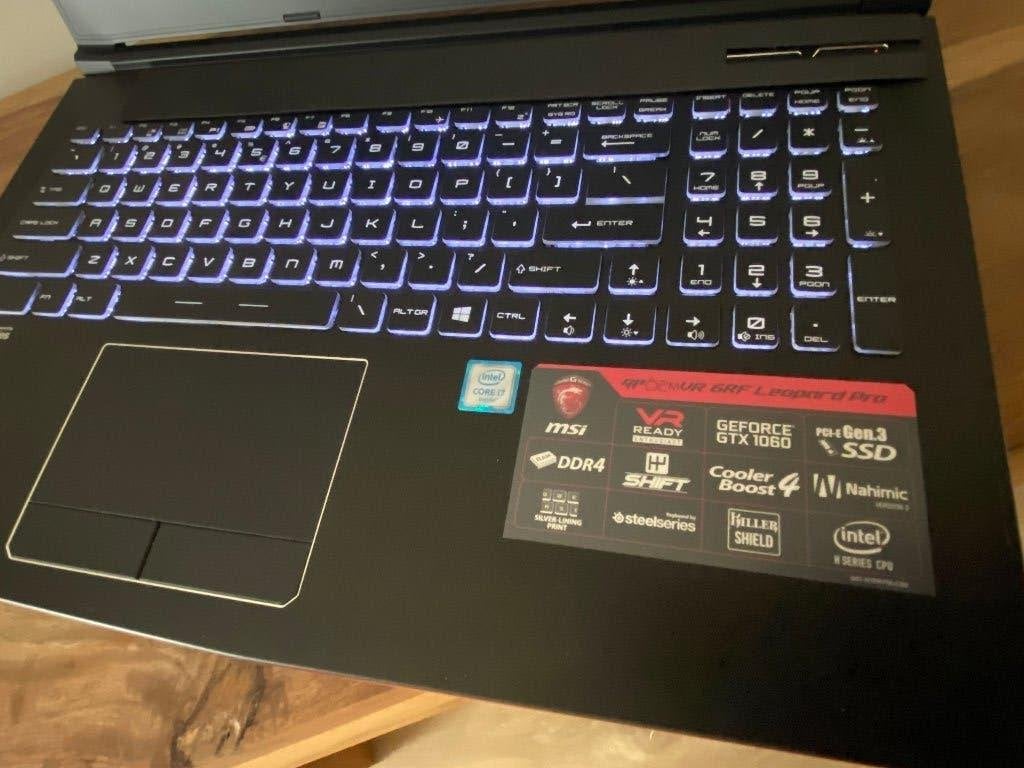 Foto 14 van NIEUW MSI gaming laptop leopard pro, i7, GTX1060, 16gb, SSD