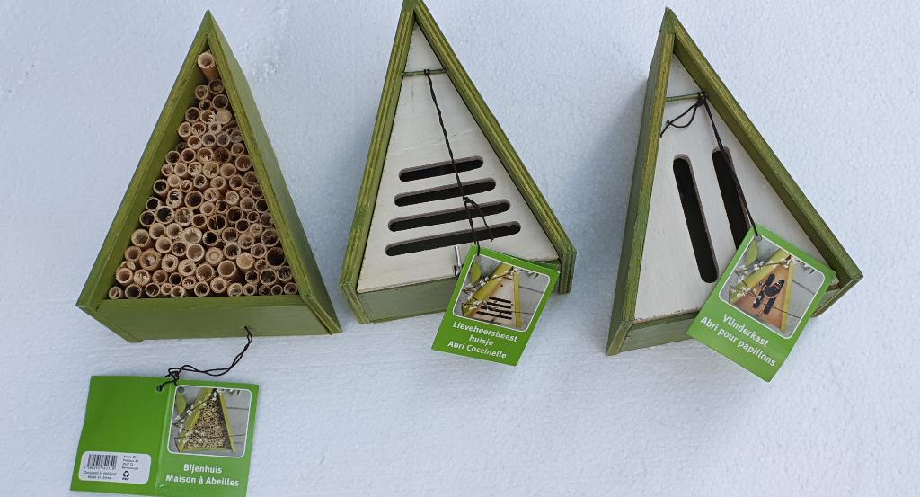 3 insectenhotels., Ophalen of Verzenden, Nieuw