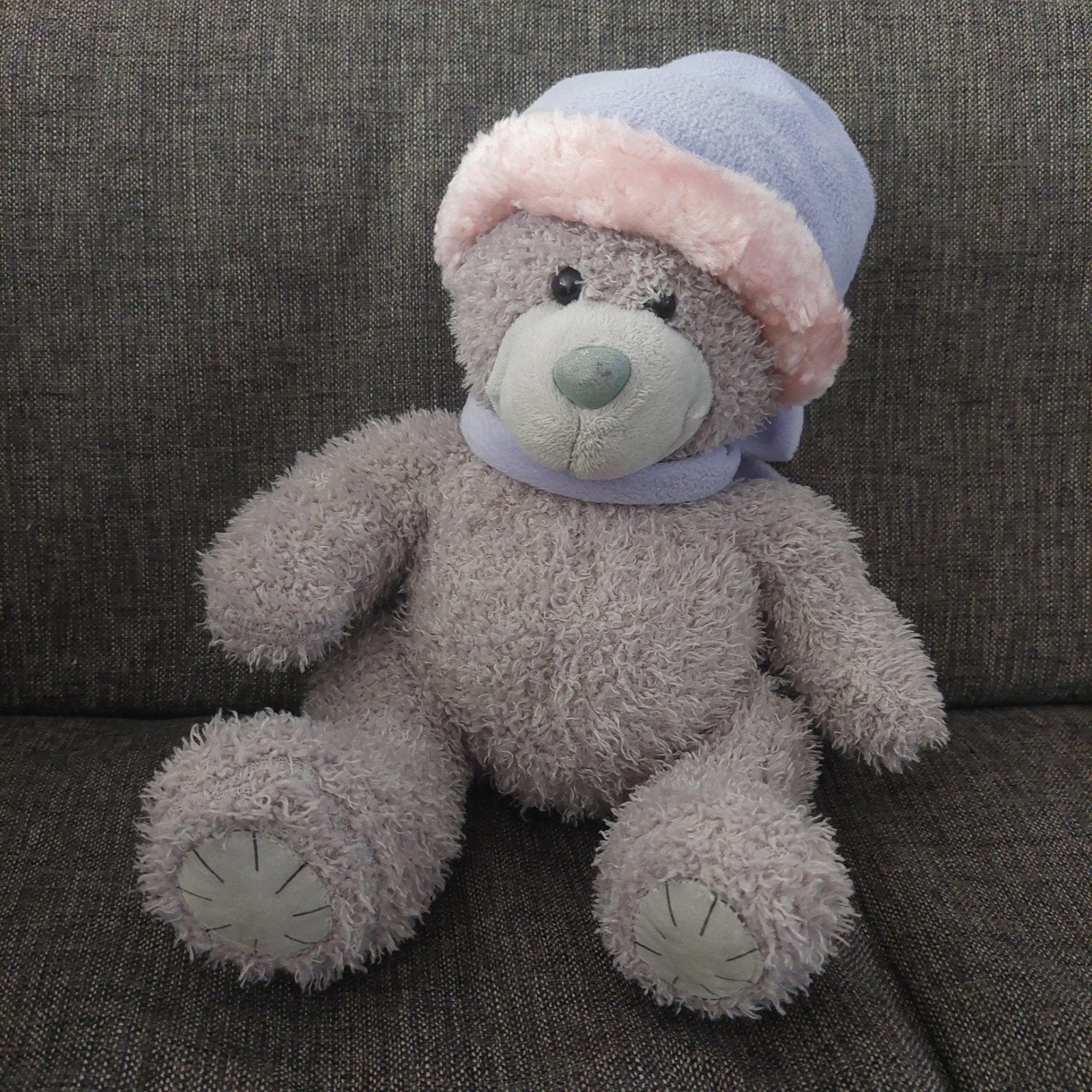 Knuffel beertje lovely sensi, Gebruikt, Overige merken, Beer, Grijs