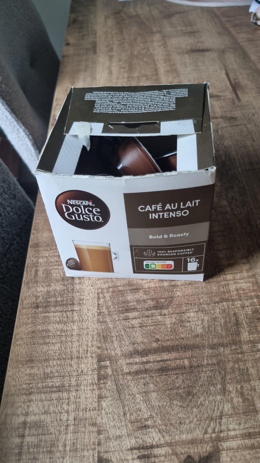 Dolce Gusto Café au Lait Intenso koffiecups (bijna vol), Ophalen, Koffiepads en cups, Overige modellen, Zo goed als nieuw