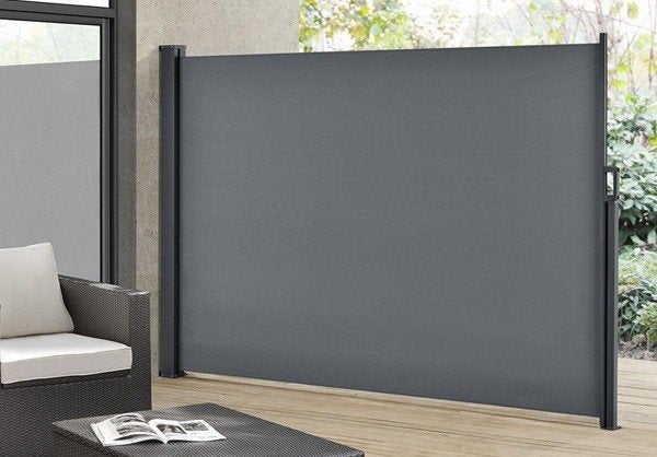 Juskys windscherm uittrekbaar zijluifel donker grijs 300x200, Ophalen, Uittrekbaar, Nieuw