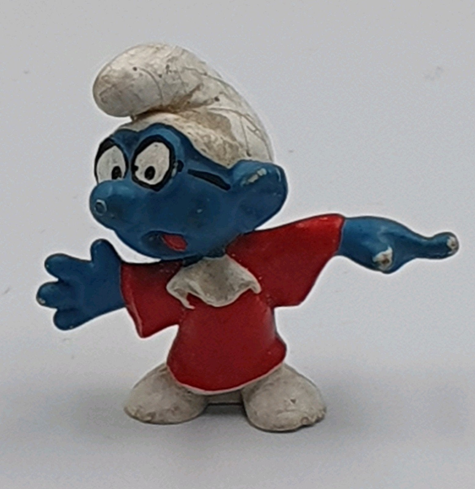 Te koop: Brilsmurf Figuurtje - Vintage Smurfen Collectie, Verzamelen, Ophalen of Verzenden, Gebruikt, Brilsmurf, Poppetje, Figuurtje of Knuffel