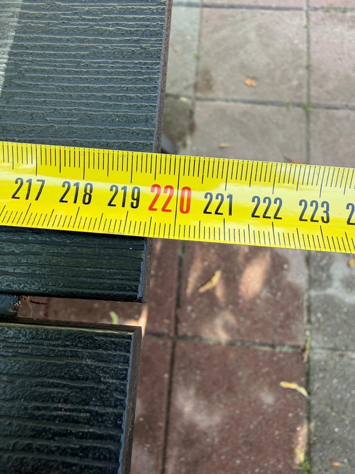 Tuinset met 6 stoelen en grote tafel, Ophalen, Kunststof, Eettafel, 6 zitplaatsen