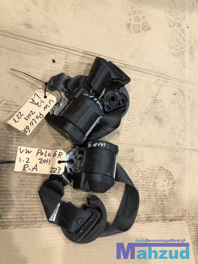VW POLO 6R Links rechts achter LA RA gordel, Auto-onderdelen, Gebruikt, Volkswagen, Volkswagen AG, Berliner Ring 2
38440  Wolfsburg, DE