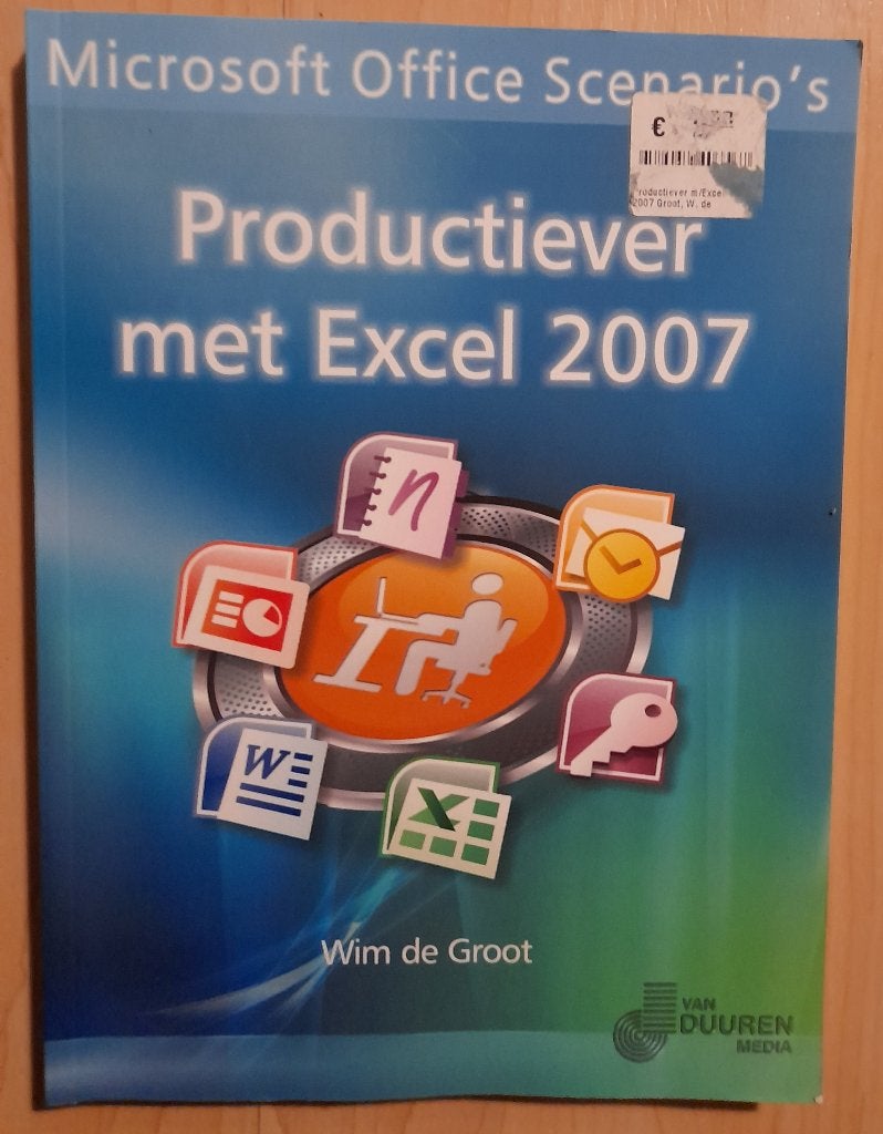PRODUCTIEVER MET EXCEL 2007 Wim de Groot, Boeken, Ophalen of Verzenden, Zo goed als nieuw
