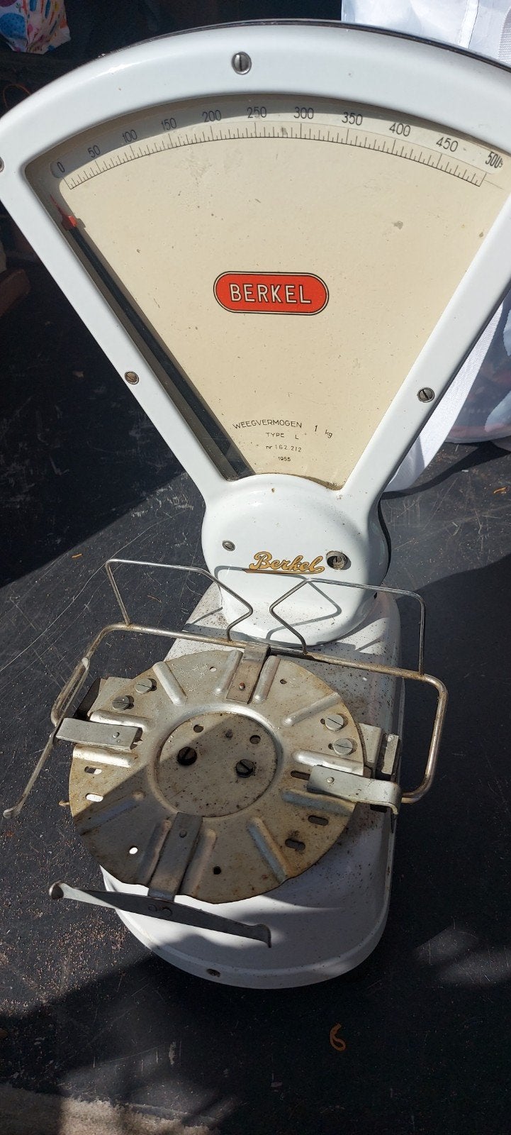 Vintage Berkel Weegschaal - Type L, 1 kg, Ophalen