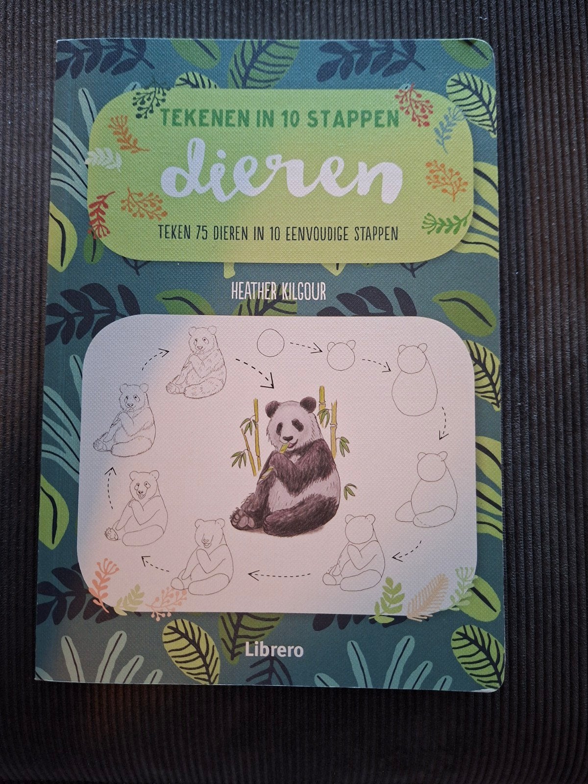 Teken in 10 stappen: Dieren - Leer 75 dieren tekenen, Ophalen of Verzenden, Zo goed als nieuw, Boek of Gids