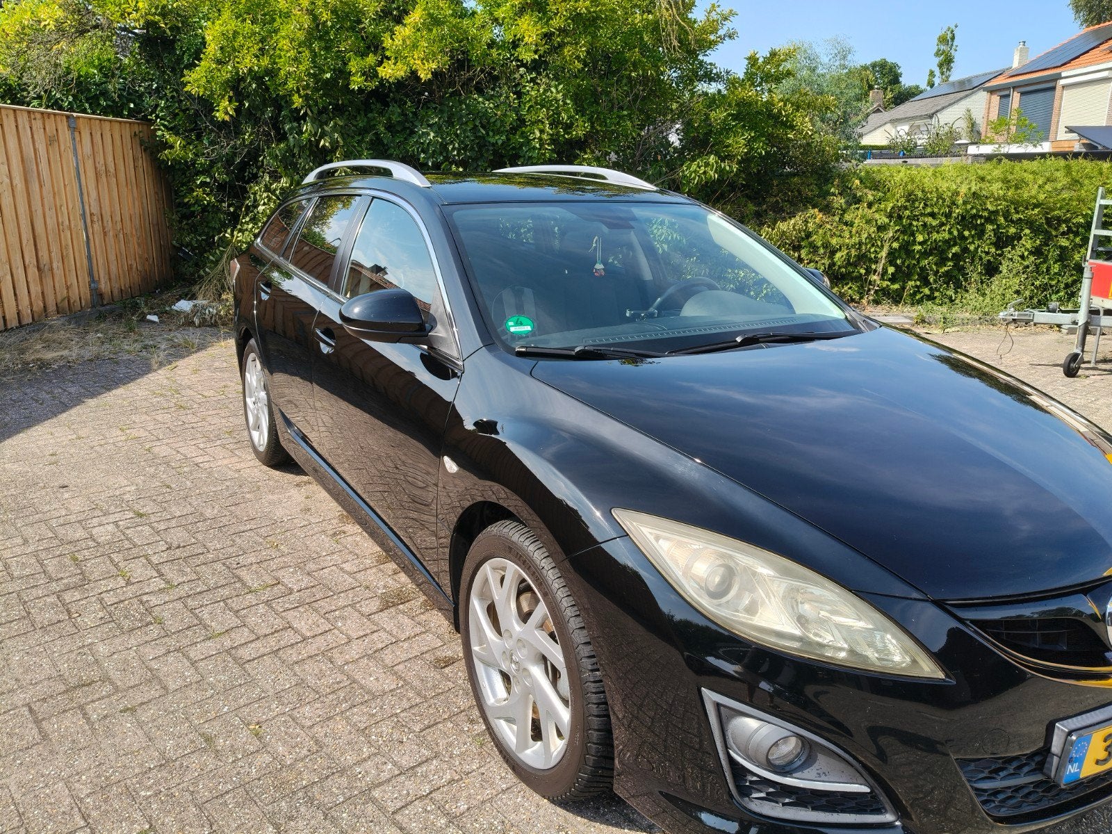 Mazda 6 2.0 Sportbreak 2011 Zwart, Auto's, Mazda, Voorwielaandrijving, 4 cilinders, Zwart, Particulier